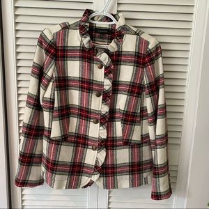 Talbots Plaid Blazer Jacket
